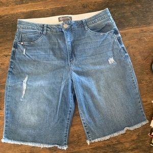 Democracy "AB" Technology Shorts Light Denim